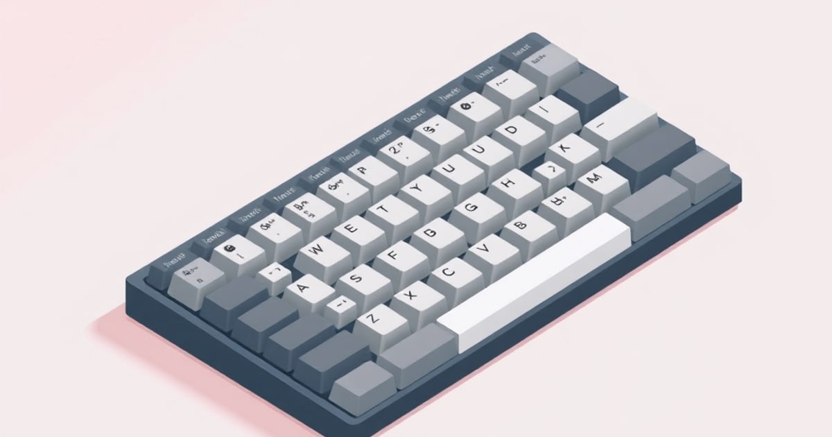 Isometric vector illustration showing keycap installation and removal tools and stems maintenance process